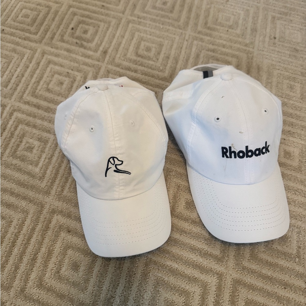 Riback White and Gray Caps